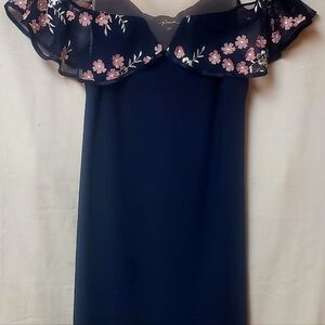 Navy mini dress
